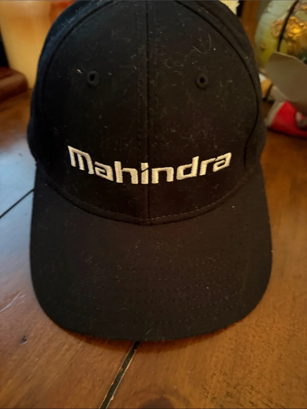 Mahindra Black Logo Baseball Cap